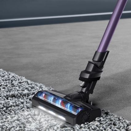 Rowenta - Aspiradora de varilla X-PERT 2en1 140W/18V 2500 mAh morada