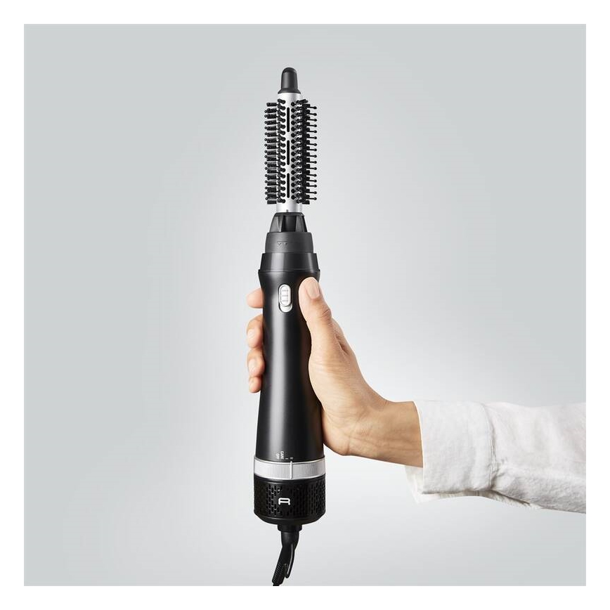 Rowenta - Cepillo de aire caliente EXPRESS STYLE 900W/230V negro/plateado