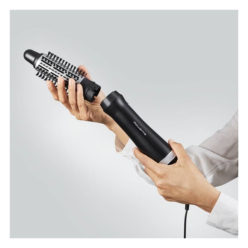Rowenta - Cepillo de aire caliente EXPRESS STYLE 900W/230V negro/plateado