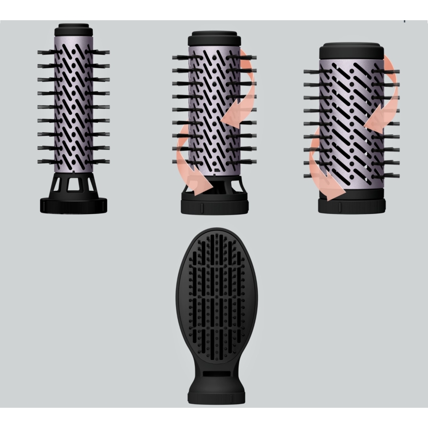 Rowenta - Cepillo secador BRUSH ACTIV 1000W/230V negro