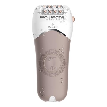 Rowenta - Depiladora WET&DRY 4,5W/5V 600 mAh beige/dorada