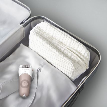 Rowenta - Depiladora WET&DRY 4,5W/5V 600 mAh beige/dorada