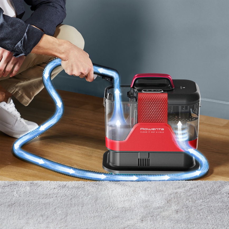 Rowenta - Limpiador de alfombras y tapicerías CLEAN IT HOT & COLD ANIMAL 1150W/230V