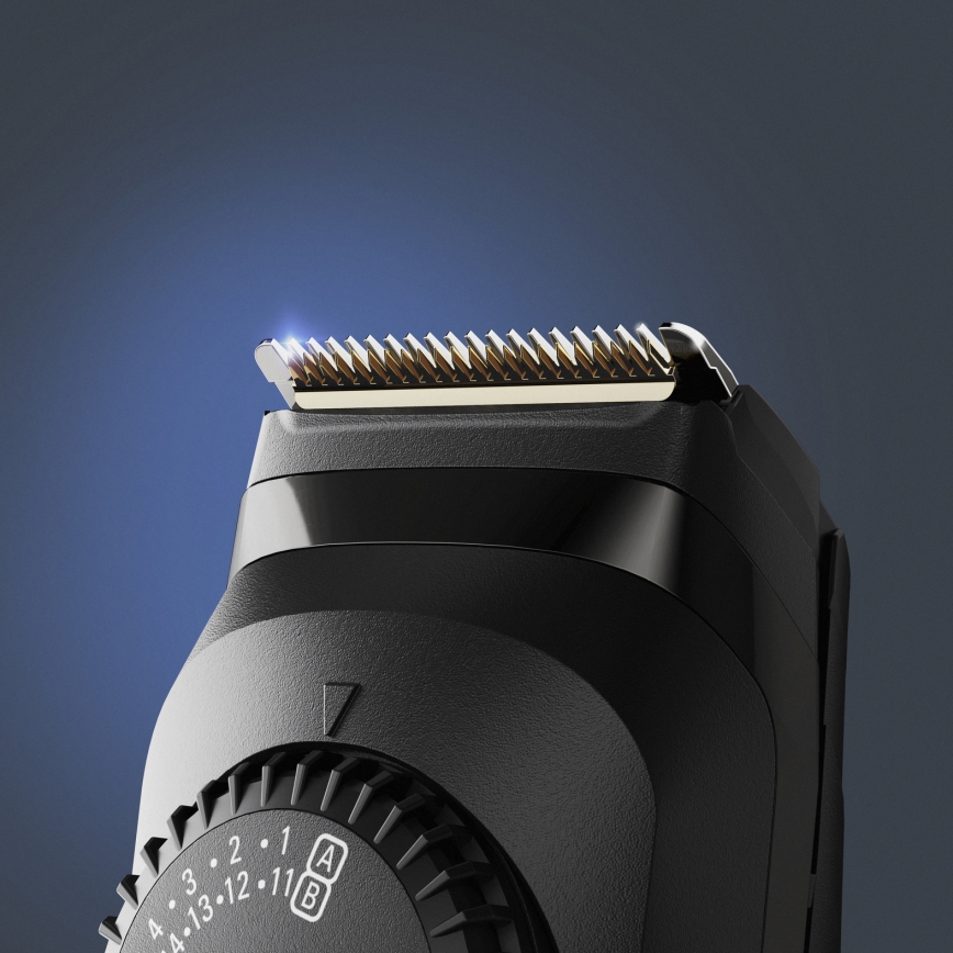 Rowenta - Recortadora de barba VIRTUO BEARD TRIMMER, negra, 1200 mAh