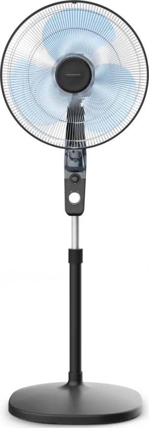 Rowenta - Ventilador de pie con repelente contra mosquitos ESSENTIAL+ 60 W/230 V 130 cm negro