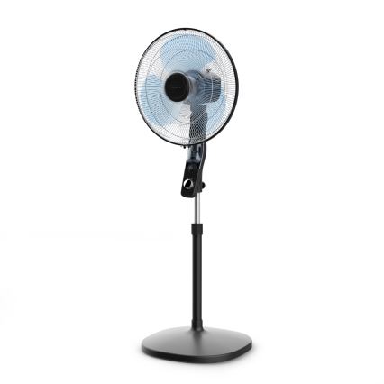 Rowenta - Ventilador de pie con repelente contra mosquitos ESSENTIAL+ 60 W/230 V 130 cm negro