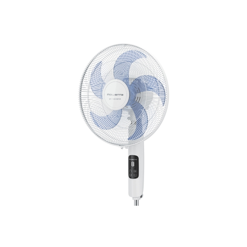 Rowenta - Ventilador de pie TURBO SILENCE 55 W/230 V 147 cm blanco + control remoto