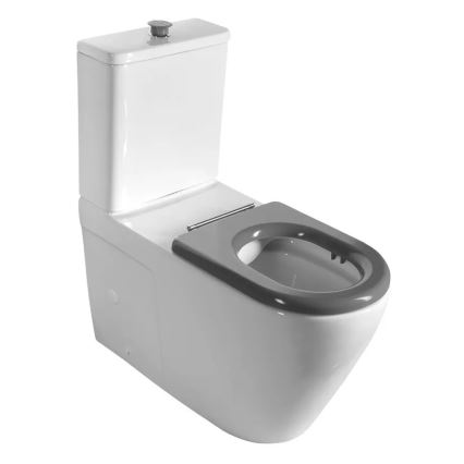Sapho - Asiento de inodoro SoftClose gris