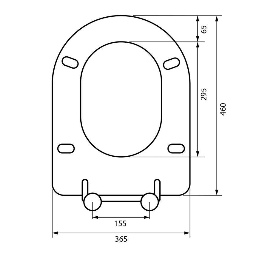 Sapho - Asiento de inodoro SoftClose gris