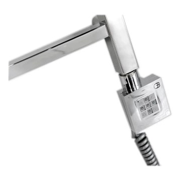Sapho - Barra calefactora con termostato KTX 400W, cromo brillante