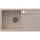 Sapho - Fregadero de cocina 77x44 cm granito/beige