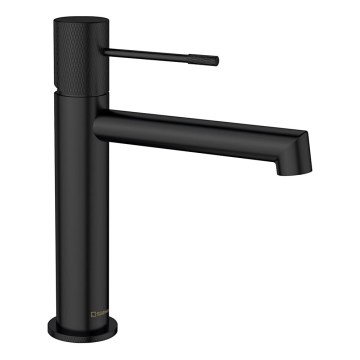Sapho - Grifo de lavabo SOLARIS 20 cm negro mate