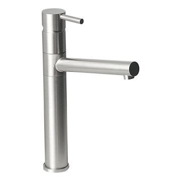 Sapho - Grifo para fregadero MINIMAL 30 cm, acero inoxidable