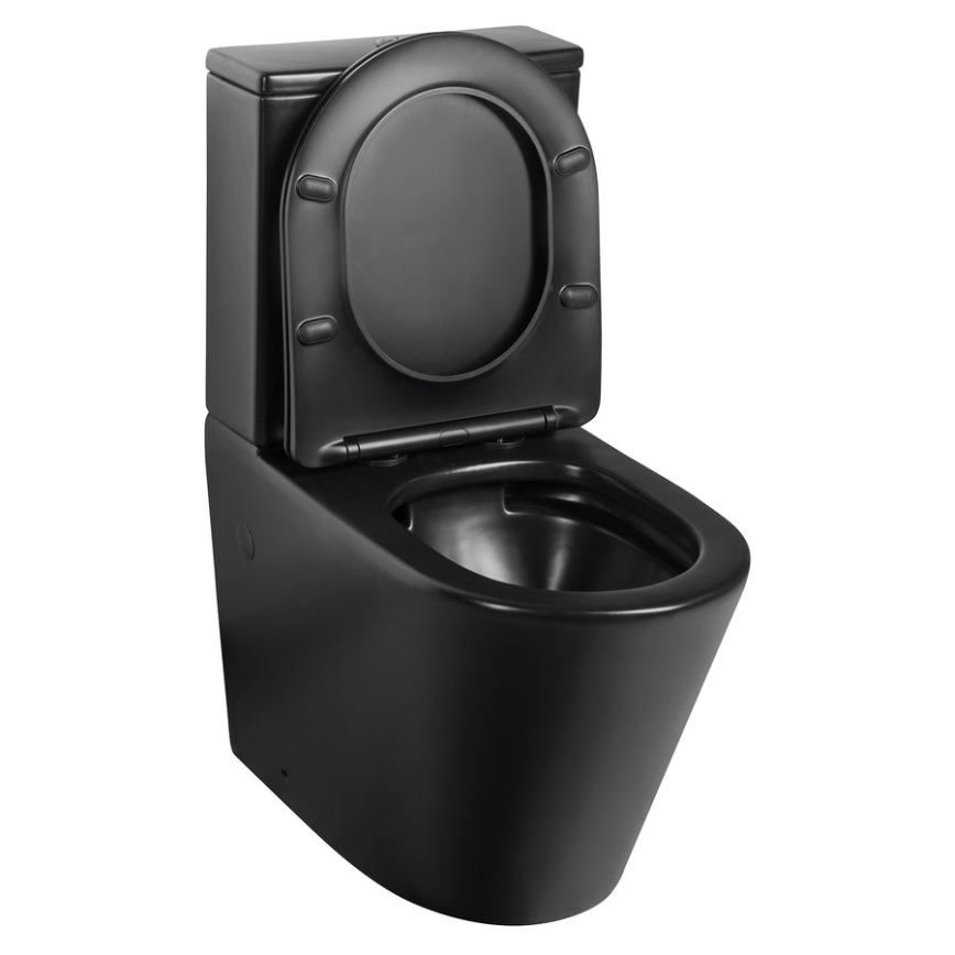 Sapho - inodoro combinado PACO cerámica/negro