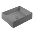 Sapho - Lavabo de encimera FORMIGO 47,5x36,5 cm hormigón/gris
