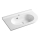 Sapho - Lavabo empotrado de esquina PULSE 75x43 cm mármol/blanco