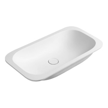 Sapho - Lavabo empotrado ROCKSTONE 67x35,5 cm blanco mate