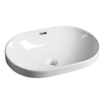 Sapho - Lavabo encastrado LIMA 60x40 cm cerámica/blanco