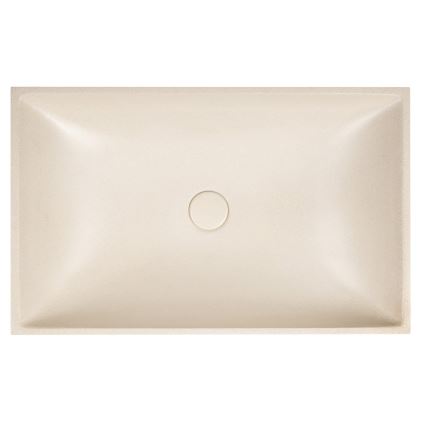 Sapho - Lavabo sobre encimera 58x36 cm hormigón/beige