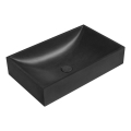 Sapho - Lavabo sobre encimera 58x36 cm hormigón/negro