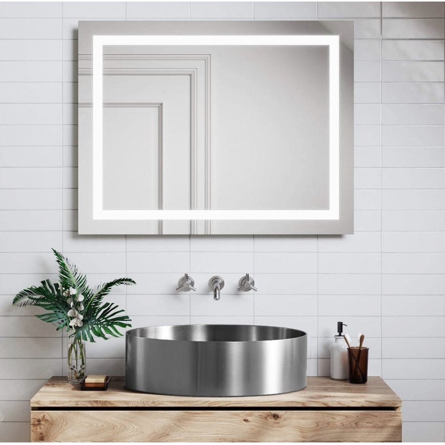 Sapho - Lavabo sobre encimera AURUM Ø 38 cm, acero inoxidable cepillado