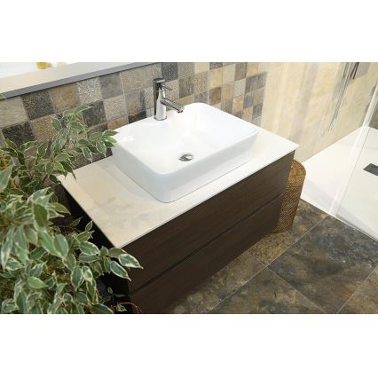 Sapho - Lavabo sobre encimera BALENA 48x37 cm cerámica/blanco