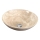 Sapho - Lavabo sobre encimera BLOK Ø 40 cm beige/travertino