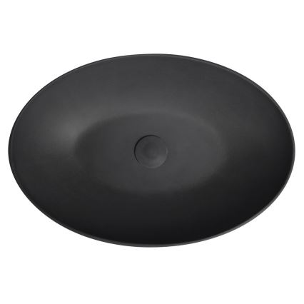 Sapho - Lavabo sobre encimera FORMIGO 60x40 cm hormigón/antracita