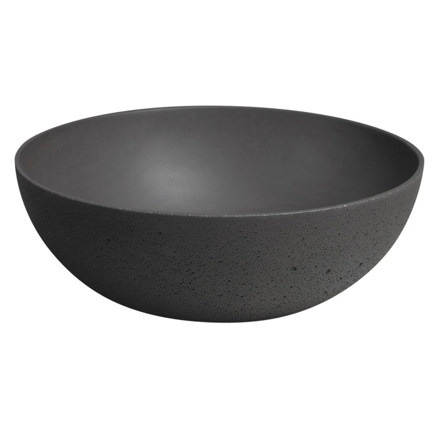 Sapho - Lavabo sobre encimera FORMIGO Ø 39 cm hormigón/antracita