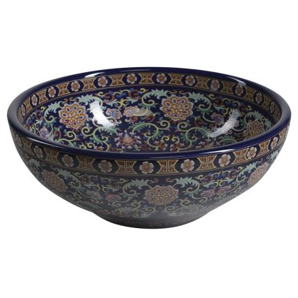 Sapho - Lavabo sobre encimera PRIORI Ø 41 cm cerámica/multicolor