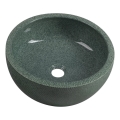 Sapho - Lavabo sobre encimera PRIORI Ø 42 cm cerámica/verde
