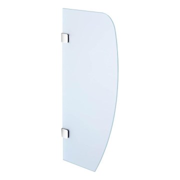 Sapho - Mampara separadora para urinarios 40x80 cm vidrio esmerilado
