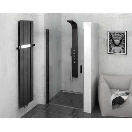 Sapho - Radiador de baño COLONNA 180x29 cm negro