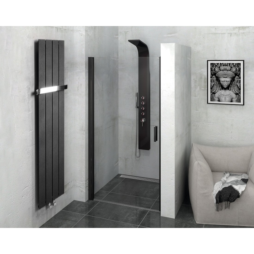 Sapho - Radiador de baño COLONNA 180x29 cm negro