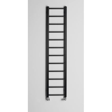 Sapho - Radiador de baño DINA 138x30 cm negro mate