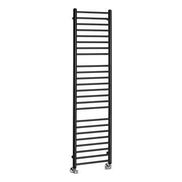 Sapho - Radiador de baño DINA 156 x 40 cm negro mate
