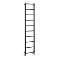 Sapho - Radiador de baño DINA 168x35 cm negro mate