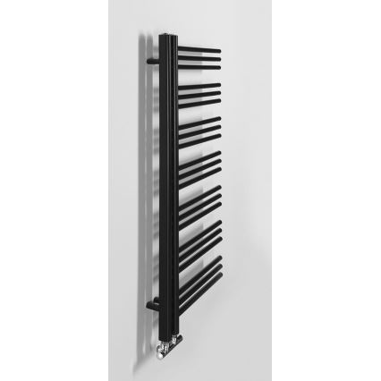 Sapho - Radiador de baño DORLION 400W 50x120x50 cm negro mate