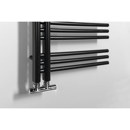 Sapho - Radiador de baño DORLION 400W 50x120x50 cm negro mate