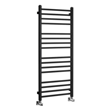 Sapho - Radiador de baño METRO 120x50 cm negro mate