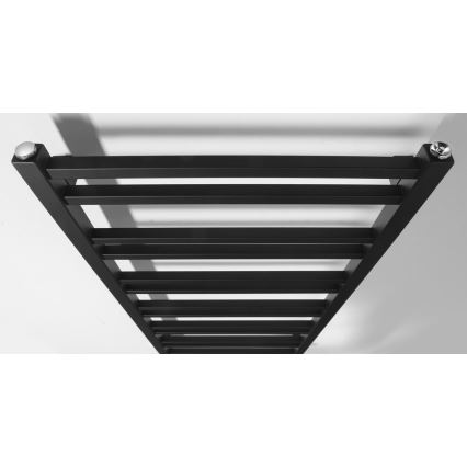 Sapho - Radiador de baño METRO DOS  110x50 cm negro mate