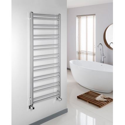 Sapho - Radiador de baño METRO DOS 143x55 cm cromo brillante