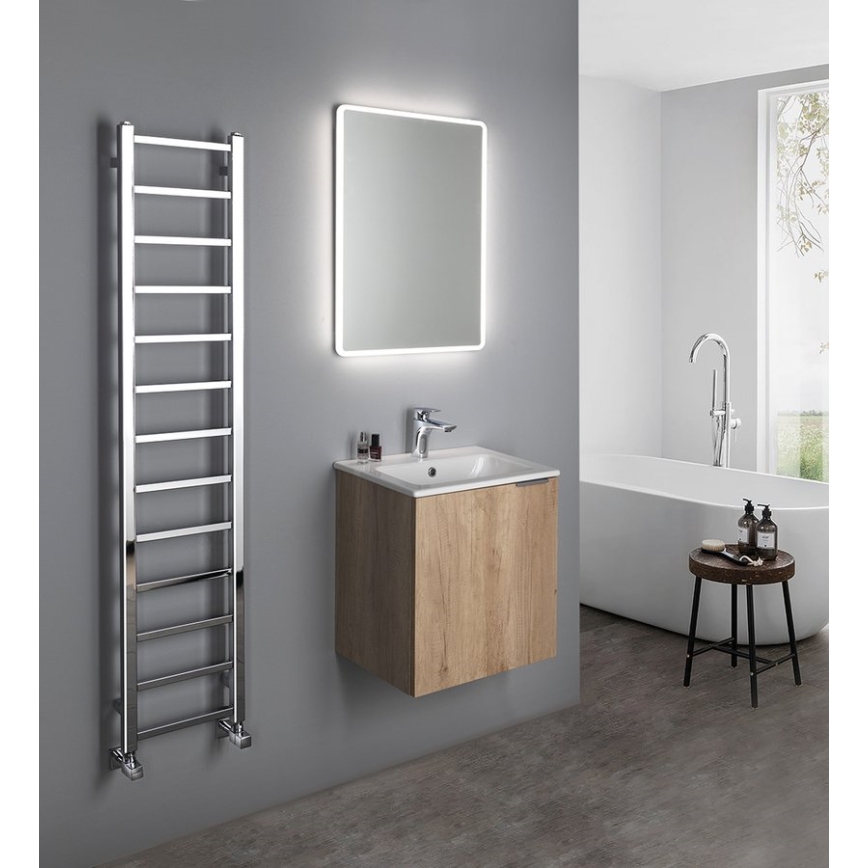 Sapho - Radiador de baño METRO LIGHT 150x30 cm cromo brillante