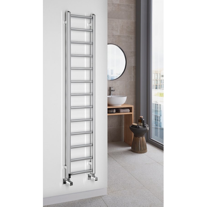Sapho - Radiador de baño METRO LIGHT 150x30 cm cromo brillante