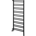 Sapho - Radiador de baño METRO SPACE 525 W, 55 x 143 cm, negro mate