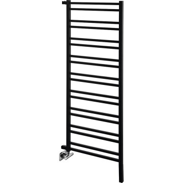 Sapho - Radiador de baño METRO SPACE 525 W, 55 x 143 cm, negro mate