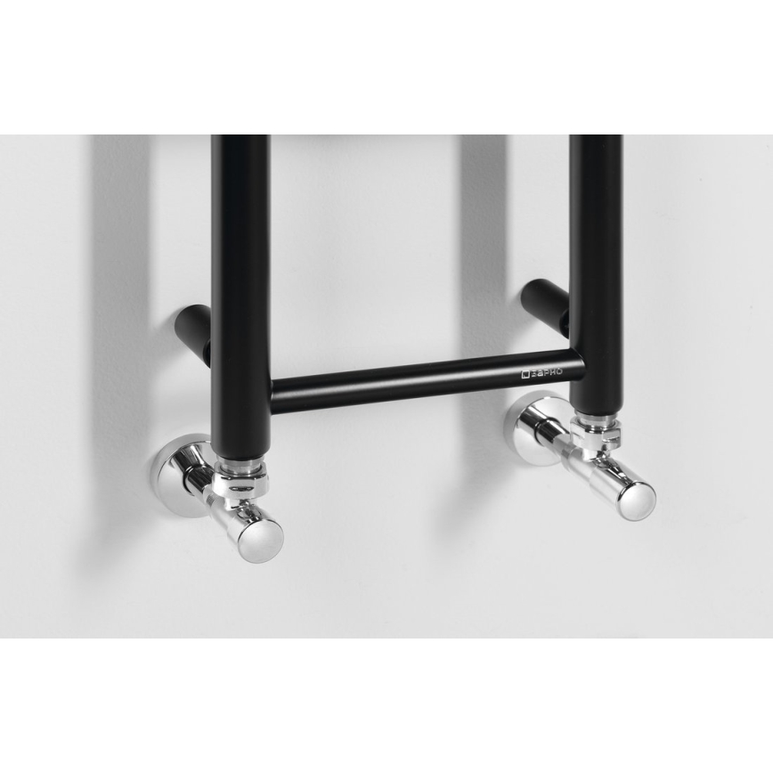 Sapho - Radiador para baño DINA 168x25 cm, negro mate