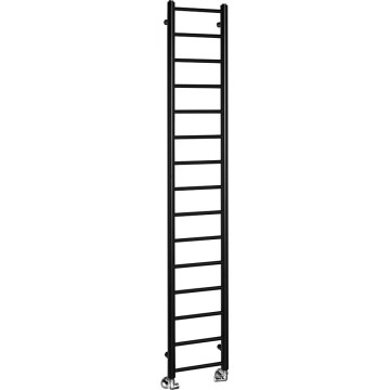 Sapho - Radiador para baño DINA 174x30 cm negro mate