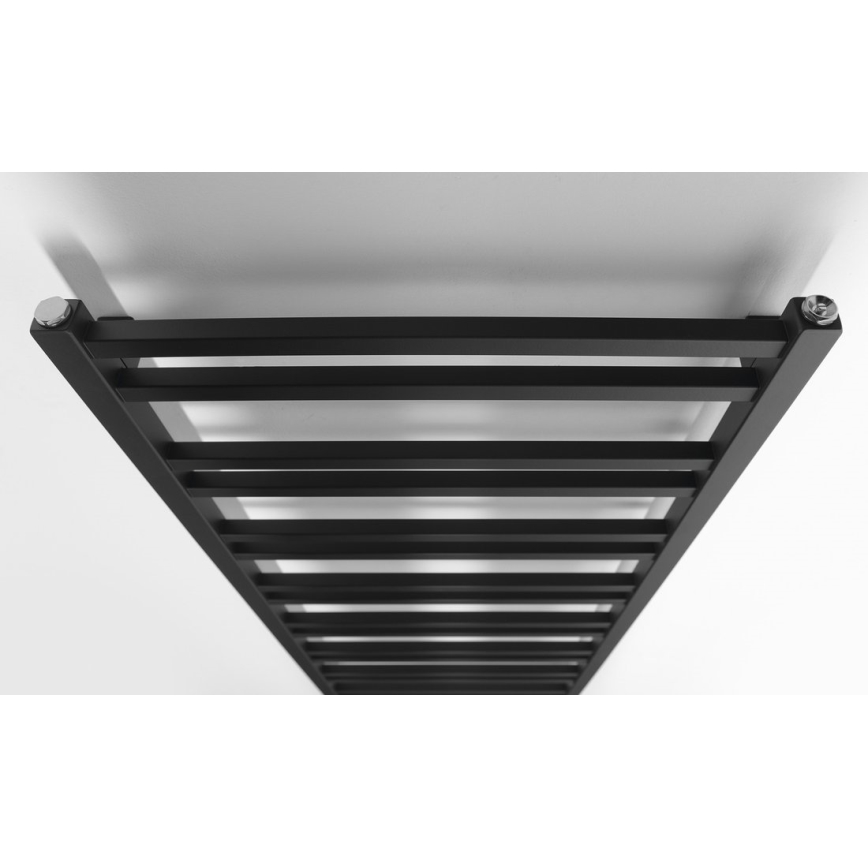 Sapho - Radiador toallero para baño METRO DOS 143x55 cm negro mate
