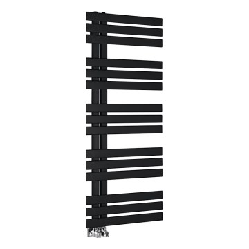 Sapho - Radiador toallero para baño SILVANA 124x50 cm negro mate